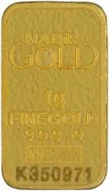 Cash gold Gold 1 Gram  Bar Pre-Owned obverse