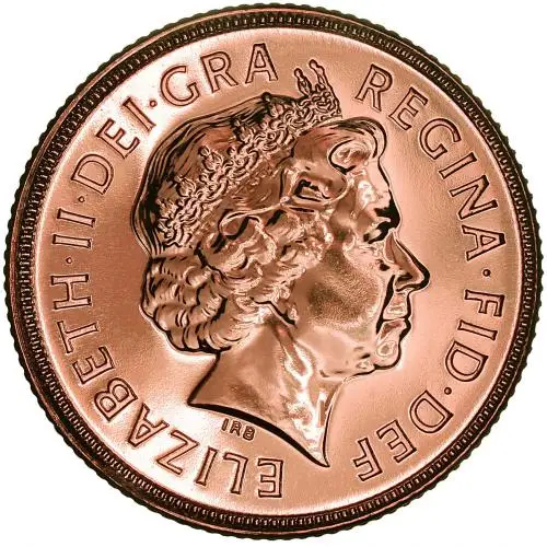 2004 Gold Sovereign Bullion Coin obverse chards image crop