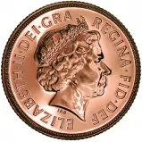 2004 Gold Sovereign Bullion Coin obverse chards image crop