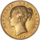 1838 Gold Full Sovereign Victoria Young Head London Mint