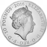 2016 Elizabeth II 90th Birthday Silver Proof 5 oz Coin obverse