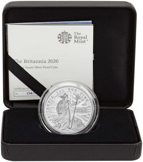 Buy 2020 Britannia Silver Proof 1oz Royal Mint Coin | Chards