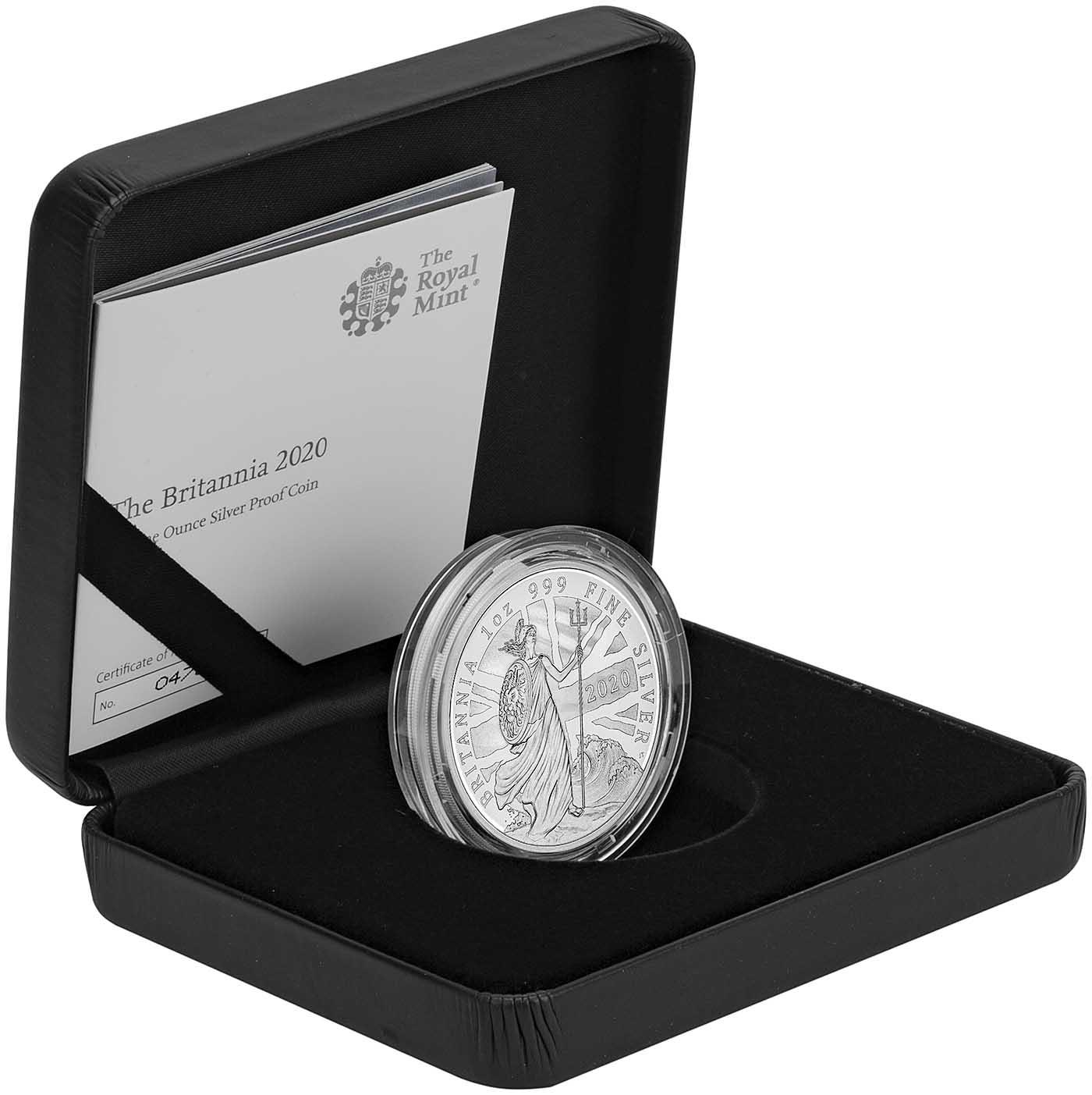 Buy 2020 Britannia Silver Proof 1oz Royal Mint Coin | Chards