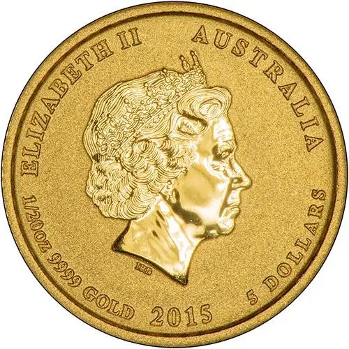 2015 0.05 oz Gold Coin Lunar Year of the Goat Perth Mint Bullion 25101
