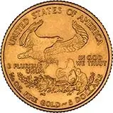 1987 0.1 oz Gold Coin Eagle Bullion