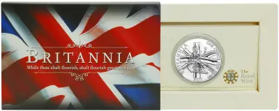 2011 Silver 1 oz Britannia Bullion Coin - In Sleeve