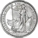 2014 1 oz Silver Britannia Bullion Coin - Horse Privy Mark