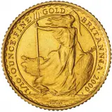 2000 Gold Britannia 0.1 oz Bullion Coin Pre-Owned