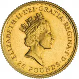 1989 Gold Britannia 0.25 oz Bullion Coin Pre-Owned obverse