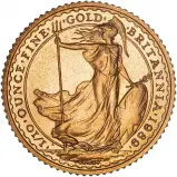 1989 Gold Britannia  0.1 Ounce  Bullion Coin - The Royal Mint - Pre-Owned