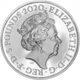 2020 Celebration of the Reign of George III Silver Proof 5 pounds obverse