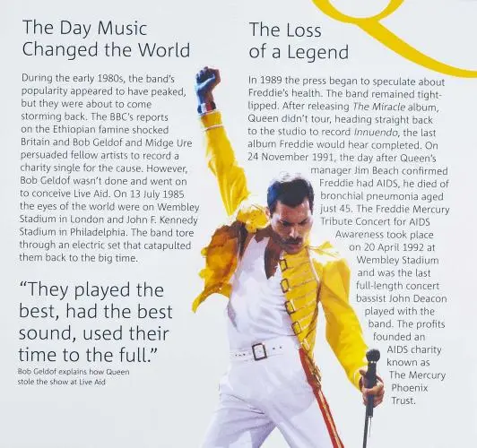 2020 Queen - Music Legends B.U. 5 pounds inside page