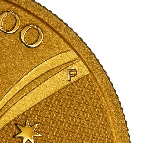 2009 Kangaroo Nugget 1 oz Gold Australian Bullion Coin P MINT MARK