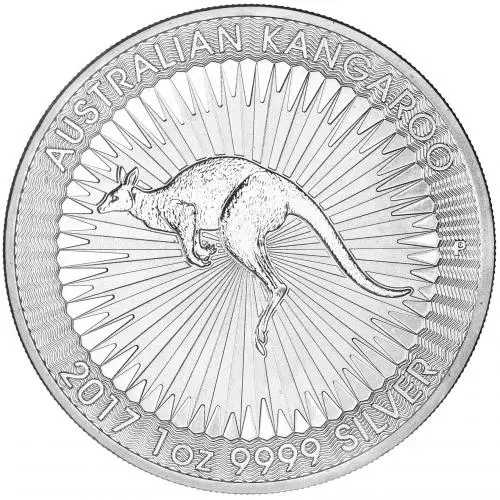 2017 Silver Bullion 1 Ounce Kangaroo Coin Perth Mint - Secondary Market reverse