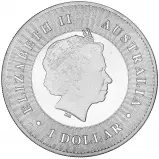 2017 Silver Bullion 1 Ounce Kangaroo Coin Perth Mint - Secondary Market obverse
