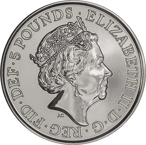 2017 UK Coin £5 / Crown BU King Canute 24912