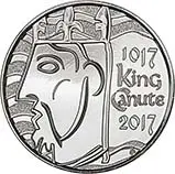 2017 UK Coin £5 / Crown BU King Canute 24913