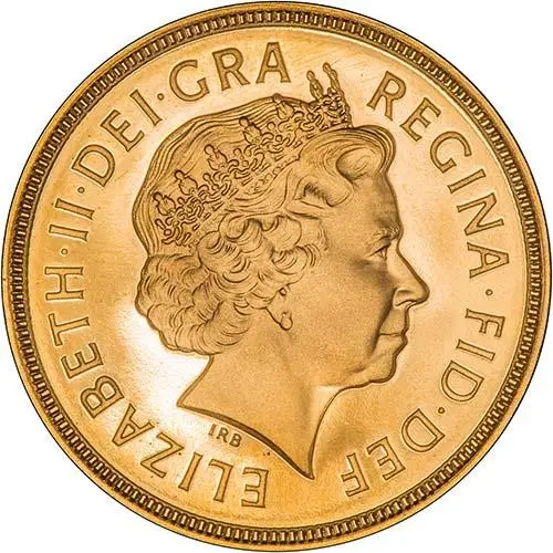 2002 Whole Coin Set Sovereign - 3 Coins Gold Proof Obverse