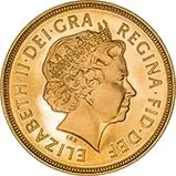 2002 Whole Coin Set Sovereign - 3 Coins Gold Proof Obverse