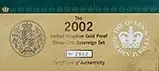 2002 Whole Coin Set Sovereign - 3 Coins Gold Proof Certificate