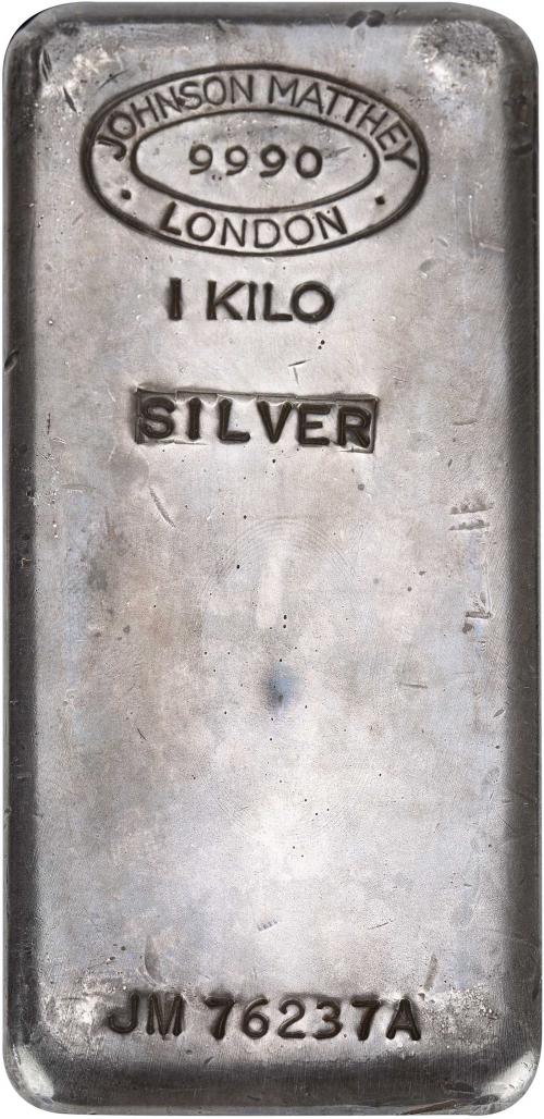 Silver Kilo Bar Johnson Matthey | Chards