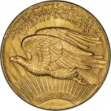 1928 Gold Graded Double Eagle US Dollar $20 Coin Single United States of America Philadelphia Mint Saint Gaudens gVF Reverse
