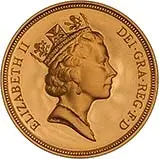 1996 Whole Coin Set Sovereign - 3 Coins Gold Proof Obverse