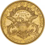 1878 Gold $20 Double Eagle San Francisco Mint gFine reverse