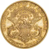 1892 Gold $20 Double Eagle Coin Coronet Head San Francisco Mint