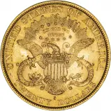 1884 Gold $20 Double Eagle Coin Coronet Head San Francisco Mint