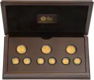 2012 London Olympics Faster, Higher, Stronger 9-Coin Gold Proof Set in Presentation Box