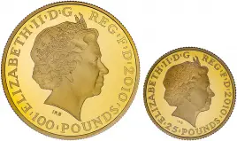 2012 London Olympics Faster, Higher, Stronger 9-Coin Gold Proof Set obverse designs