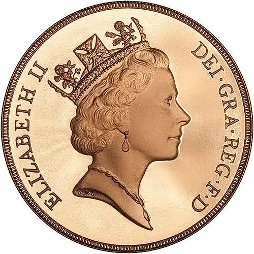 1993 Whole Coin Set Sovereign - 3 Coins Gold Proof Obverse