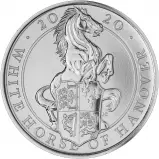 2020 £5 BU Queen's Beasts - White Horse of Hanover