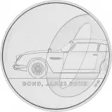 2020 James Bond 007 Aston Martin BU £5 Coin