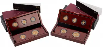 2015 Gold Proof Sovereign Elizabeth II 10 Coin Set
