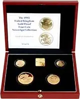 1995 Gold Proof Sovereign 4-Coin Set With Certificate