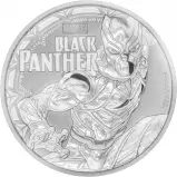 2018 Black Panther 1 oz Silver BU Marvel Coin