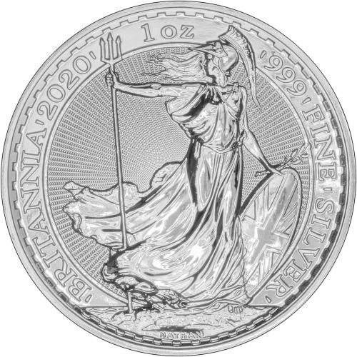 1 oz Silver Britannia Coin 999 (random years)