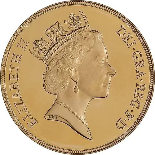 1991 Whole Coin Set Sovereign - Four (4) Coins Gold Proof Obverse