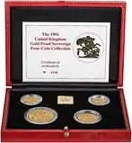 1991 Gold Proof Sovereign Four-Coin Set