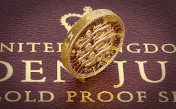 2002 Golden Jubilee 13-Coin Gold Proof Coin Set piedfort 1 pound