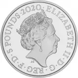2020 250th Anniversary of the Birth of William Wordsworth Silver Proof £5 Coin obverse