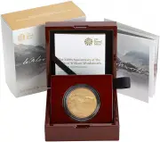 2020 250th Anniversary of the Birth of William Wordsworth Gold Proof £5 Coin in box