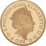 2020 250th Anniversary of the Birth of William Wordsworth Gold Proof £5 Coin obverse