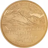 2020 250th Anniversary of the Birth of William Wordsworth Gold Proof £5 Coin