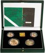 2001 4-Coin Gold Proof Sovereign Set