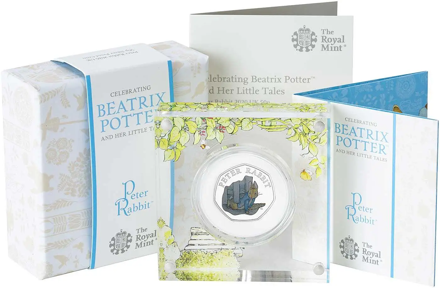 2020 Peter Rabbit Beatrix Potter Silver Proof 50p | Chards