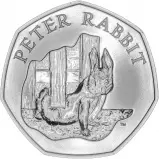 2020 Peter Rabbit BU 50p Coin