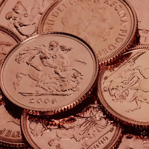 UK Gold Half Sovereign Coins Minty Chards